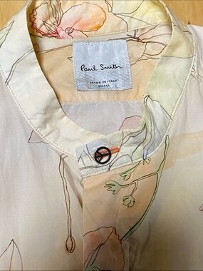 Paul Smith Pastel Floral Long-Sleeve Button-Down Shirt